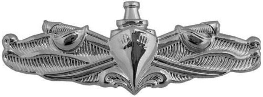 US Naval Surface WARFARE Specialist ESWS Regulation Badge SILVER Pin Enlisted US Naval Surface WARFARE Specialist ESWS Regulation Badge SILVER Pin Enlisted