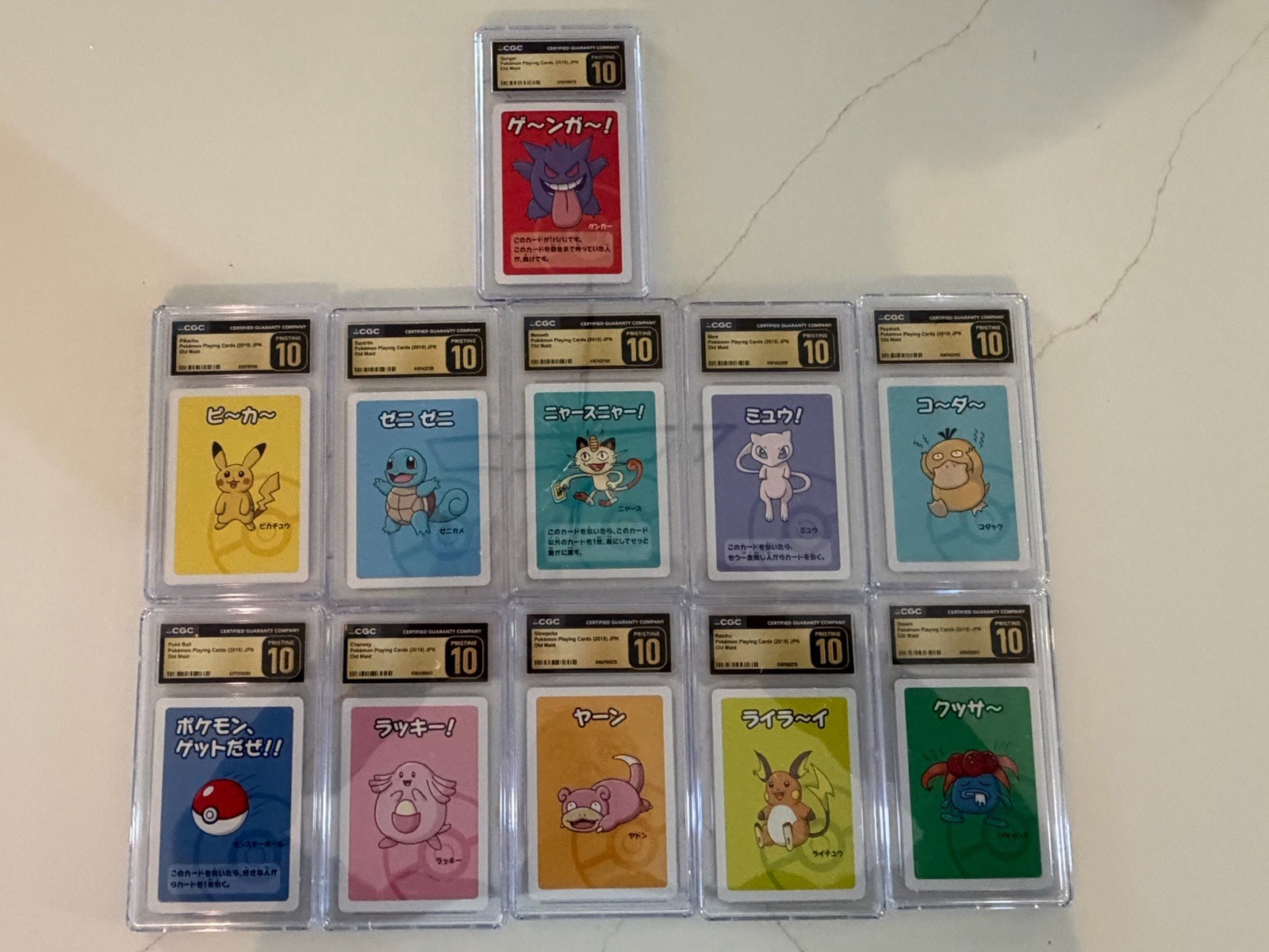 Pokémon Old Maid lot all Pristine 10 CGC Graded Pokémon Old Maid lot all Pristine 10 CGC Graded