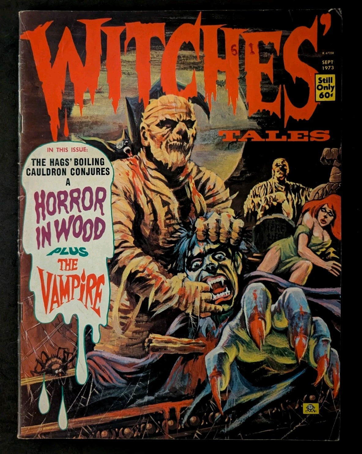 Witches Tales Magazine # 5   Vol 5  Sept 1973  Eerie Publications VG/FN
