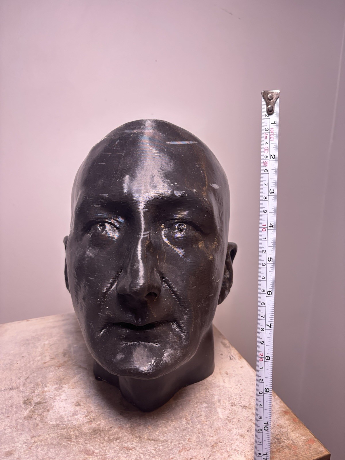 Robert Englund Oversized Lifecast Sculpting Headform For Mask Making Eyes Open