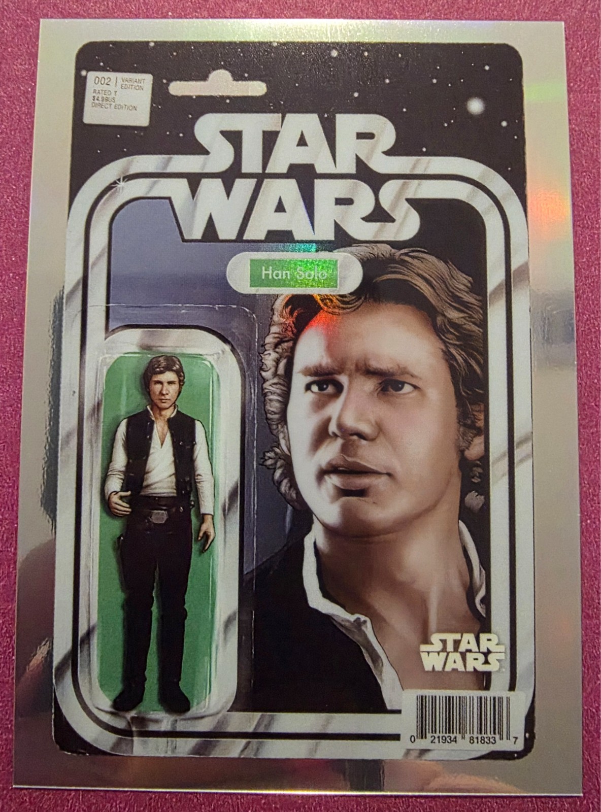 Topps 2026 Topps Chrome Star Wars Han Solo ComicFractor Insert VC-18 CASE HIT