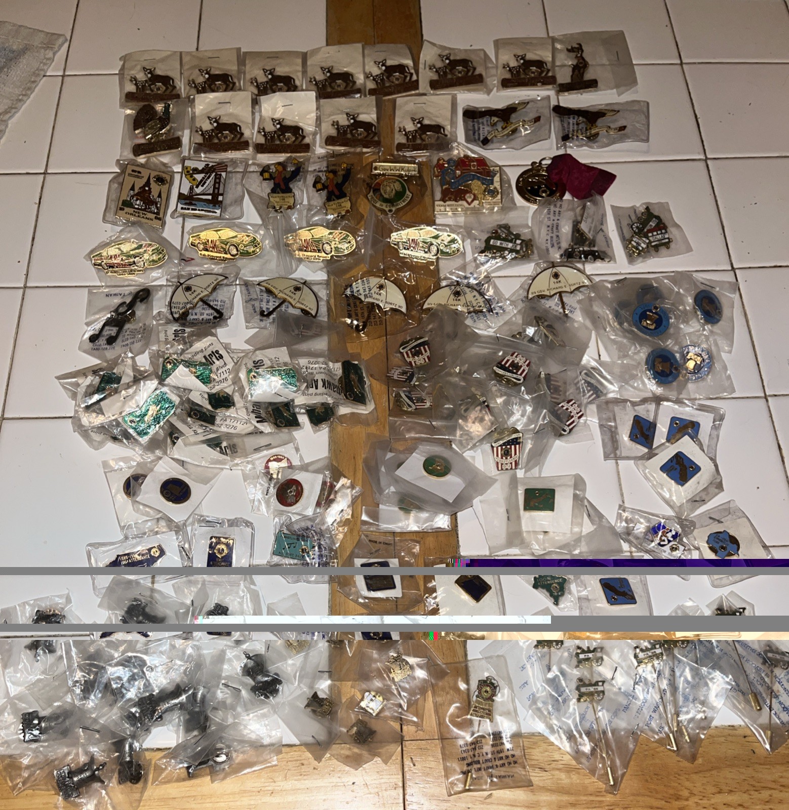 Lions Club Lot Of 131 Rare & Vintage Collectible Pins From State Of Pennsylvania Lions Club Lot Of 131 Rare & Vintage Collectible Pins From State Of Pennsylvania