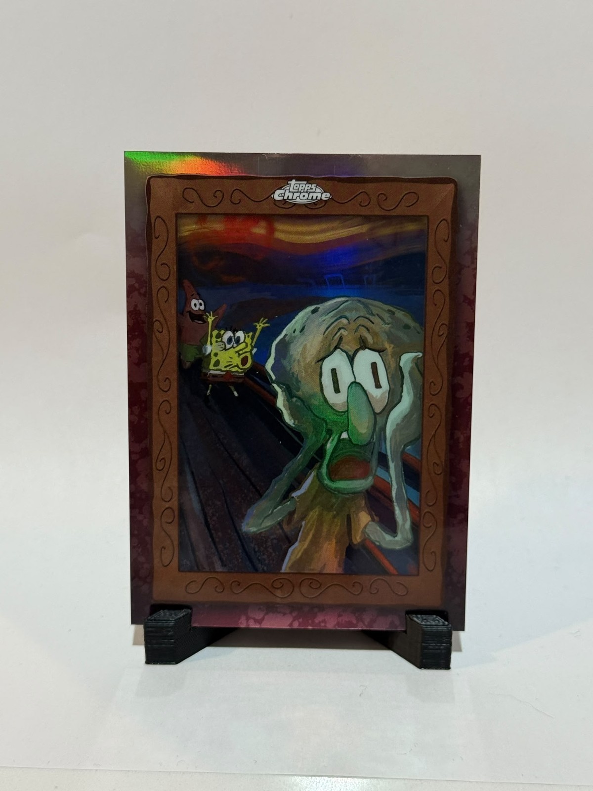 Squidward's Gallery SG-12 Spongebob Topps Chrome 2025 - Santiago Enrique Lozano Squidward's Gallery SG-12 Spongebob Topps Chrome 2025 - Santiago Enrique Lozano