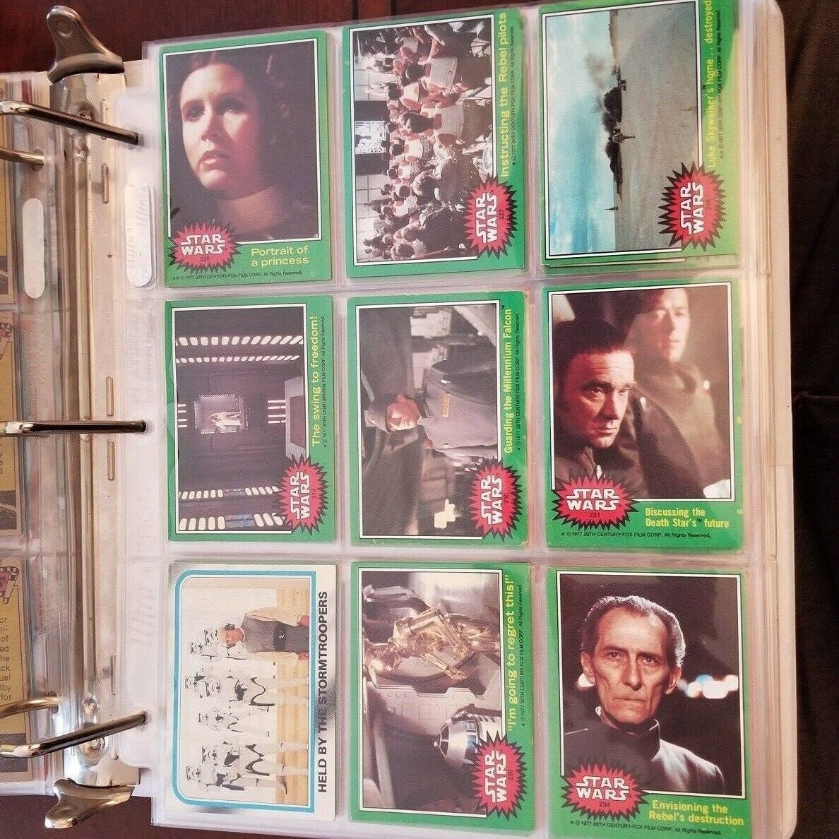 Star Wars and Empire Strikes Back - Trading Card lot in perfect shape