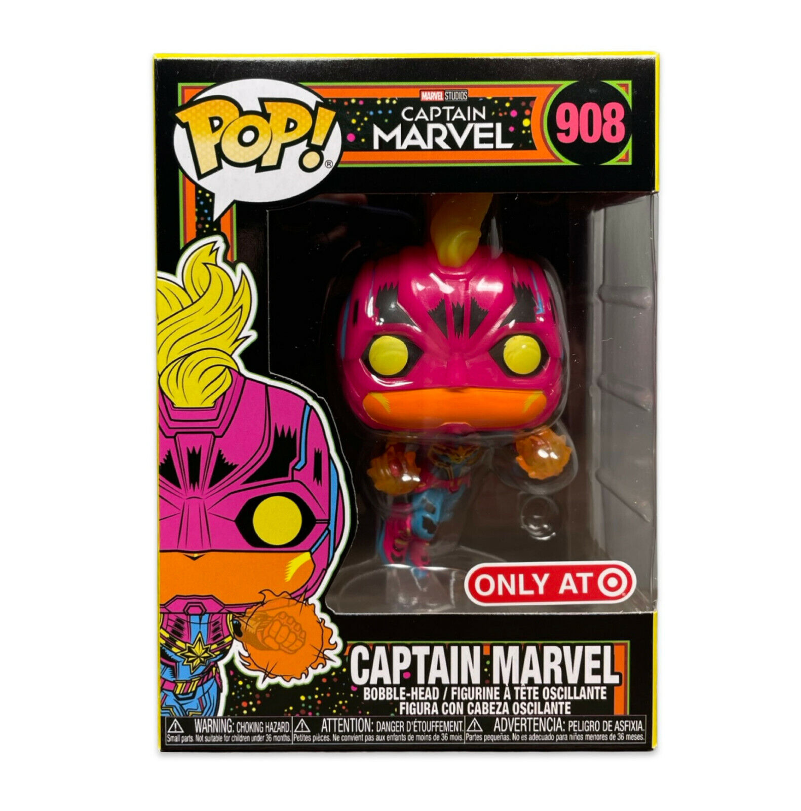 YOU PICK — Marvel Target Exclusive BLACK LIGHT Funko PoP Captain Magneto Thanos