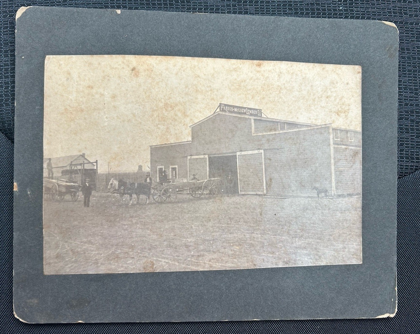 Farris-McGrew Lumber Co Sulphur Oklahoma Early Photograph 10” x 8”