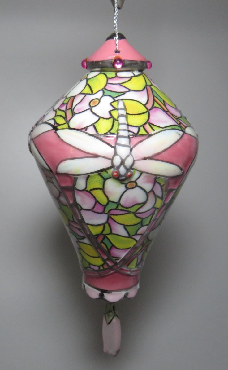 Dogwood Bradford Editions Era Of Louis Tiffany Porcelain Ornament Dogwood Bradford Editions Era Of Louis Tiffany Porcelain Ornament