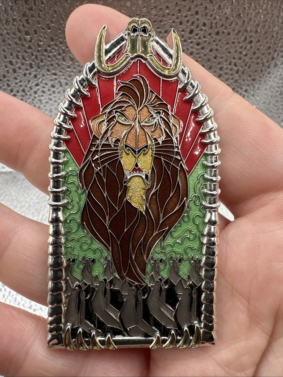 Disney Windows Of Evil Pin. LE 2000. Scar. The Lion King Disney Windows Of Evil Pin. LE 2000. Scar. The Lion King