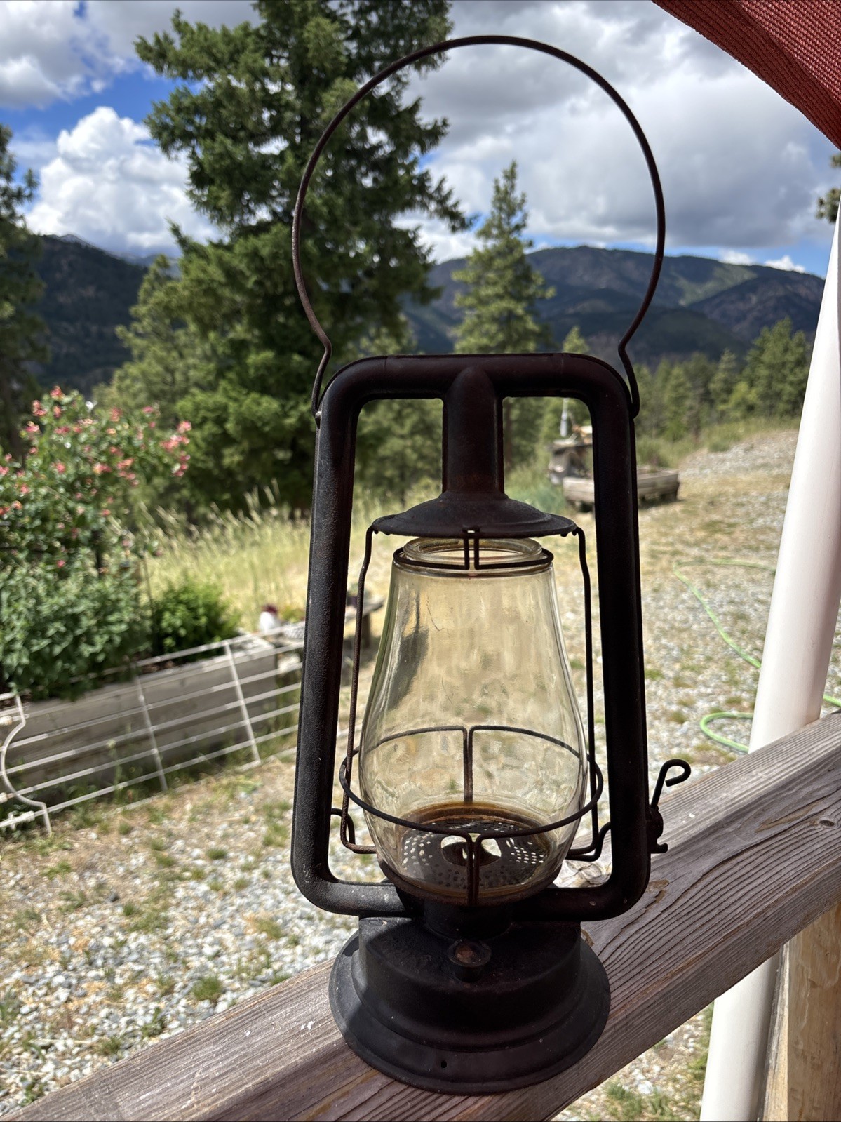 Vintage C.T. Ham Lantern Candle Holder