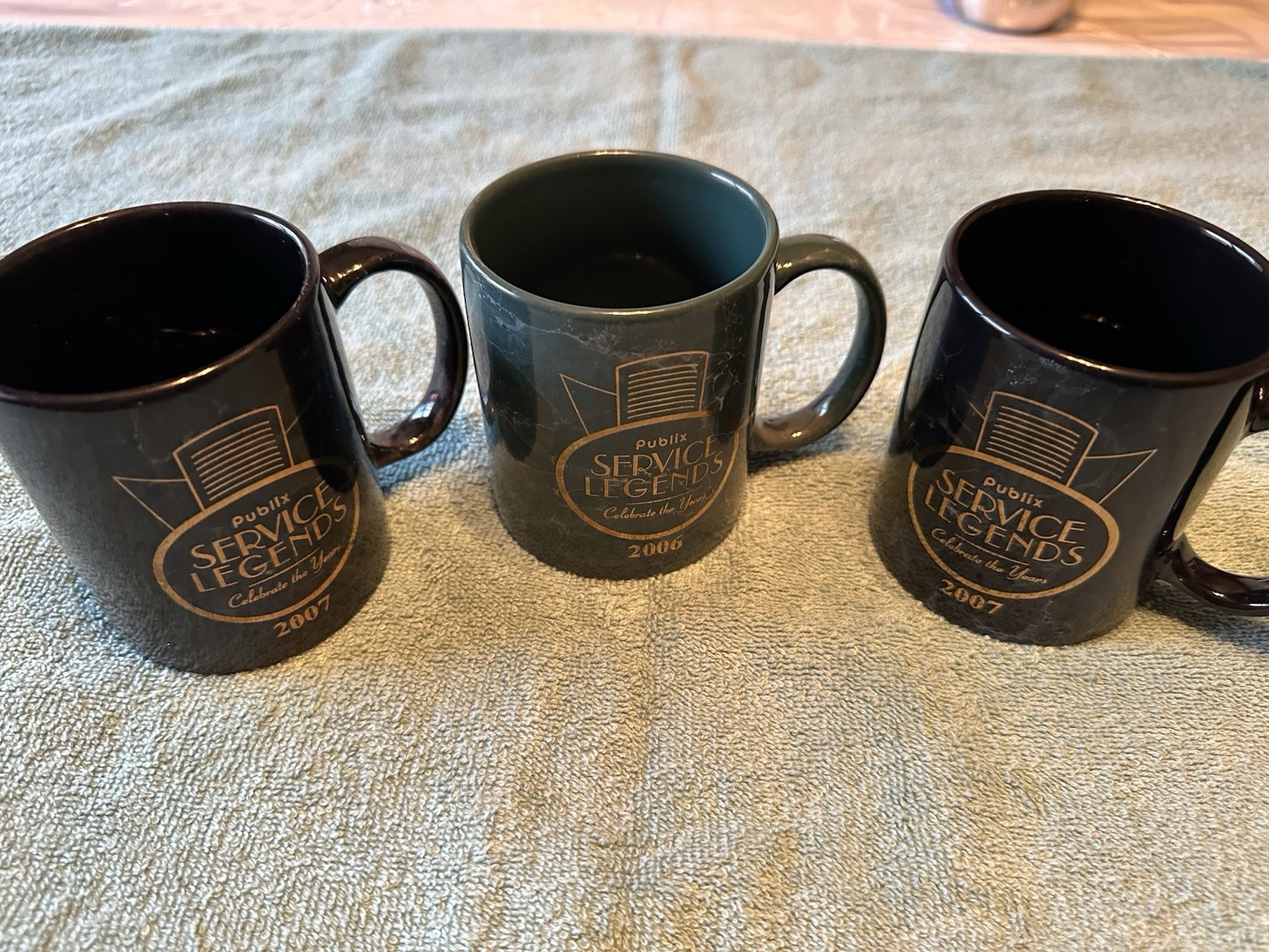 Publix Ceramic Service Awards Coffee Mugs (2006 & 2007) Publix Ceramic Service Awards Coffee Mugs (2006 & 2007)