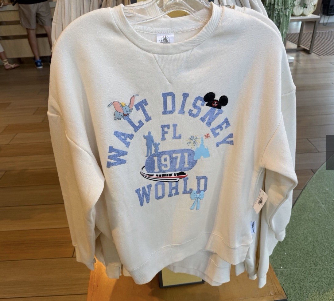 Disney Parks Walt Disney World 1971 Dumbo Mickey Monorail Sweatshirt New Size M Disney Parks Walt Disney World 1971 Dumbo Mickey Monorail Sweatshirt New Size M