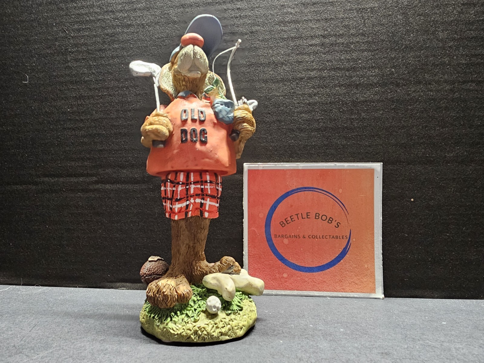 Russ Berrie Old Dog Bobble Bods Figurine Russ Berrie Old Dog Bobble Bods Figurine