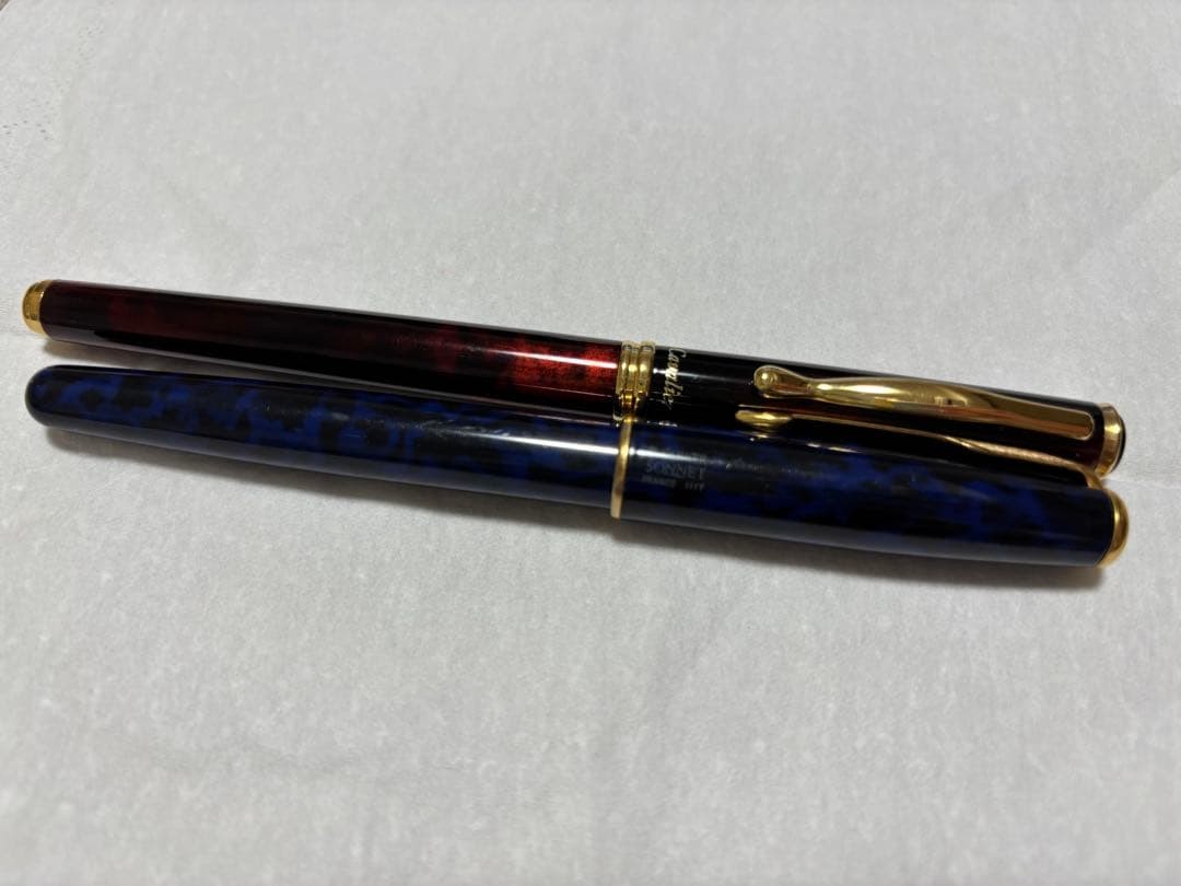 PILOT Cavalier & PARKER SONNET fountain pen 2-piece set PILOT Cavalier & PARKER SONNET fountain pen 2-piece set
