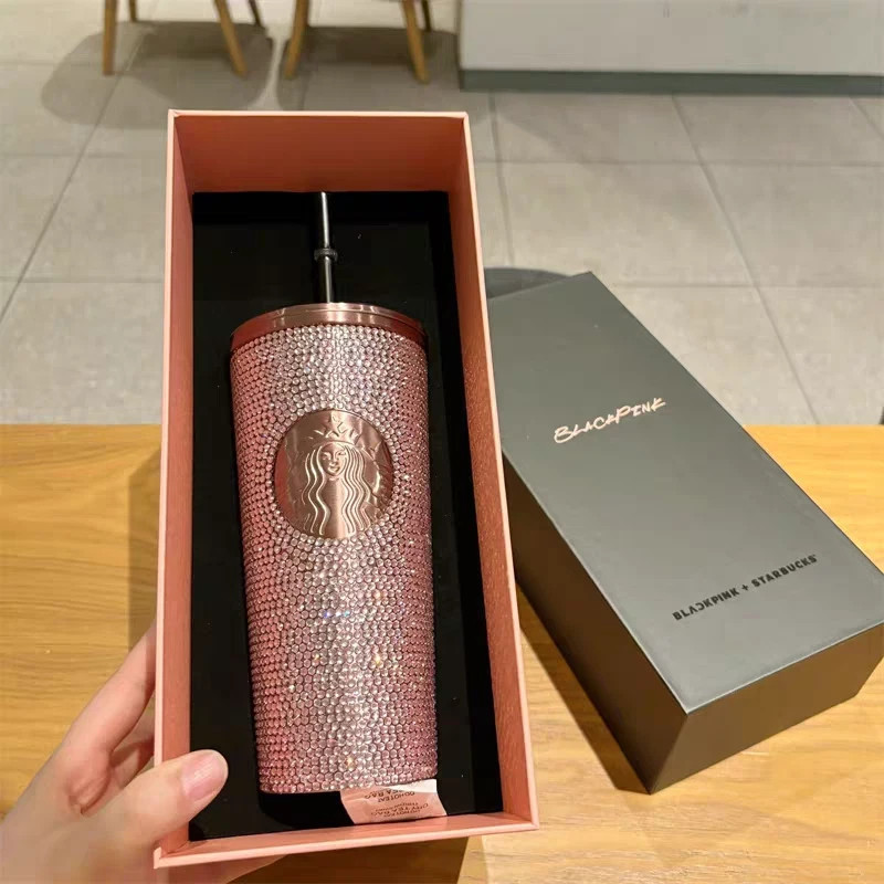 New Starbucks 2024 SS Pink Rhinestone Cold Cup Tumbler 16oz/473ml Best Girl Gift New Starbucks 2024 SS Pink Rhinestone Cold Cup Tumbler 16oz/473ml Best Girl Gift