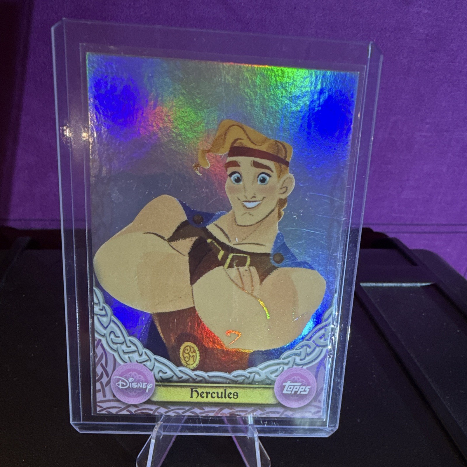 2025 Topps Disney Wonder Tapestries T-2 Hercules Refractor🔥Rare