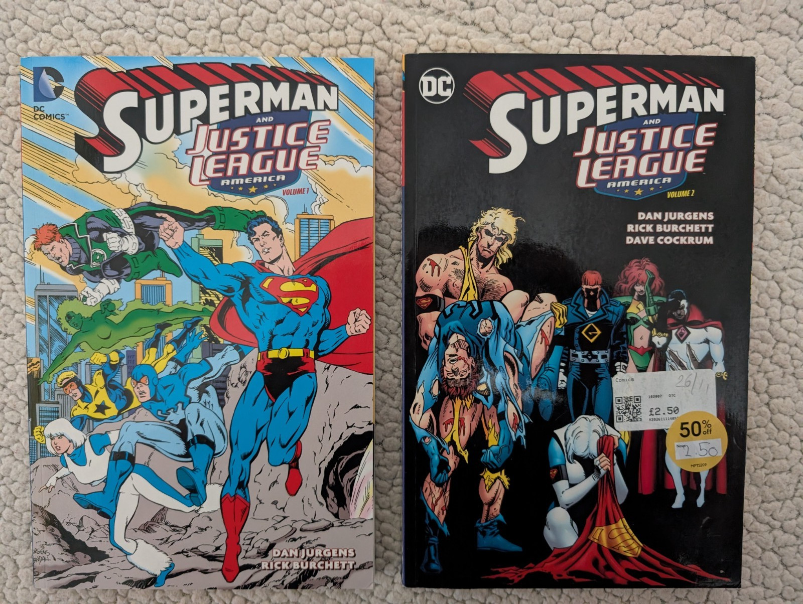 Superman and the Justice League set v1-2 Superman and the Justice League set v1-2