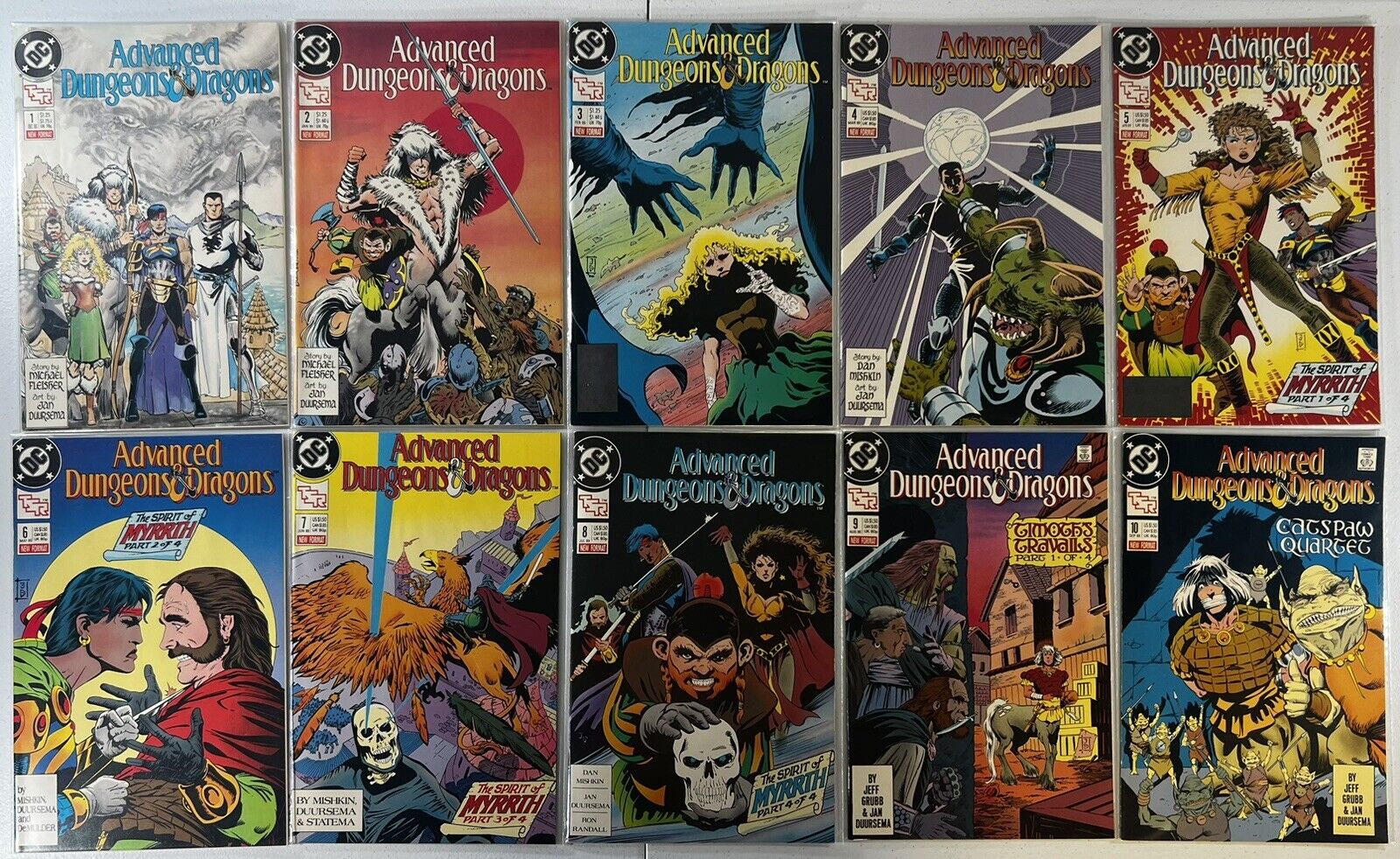 Advanced Dungeons and Dragons #1-36 Complete Run + Annual DC 1988 Lot of 37 NM