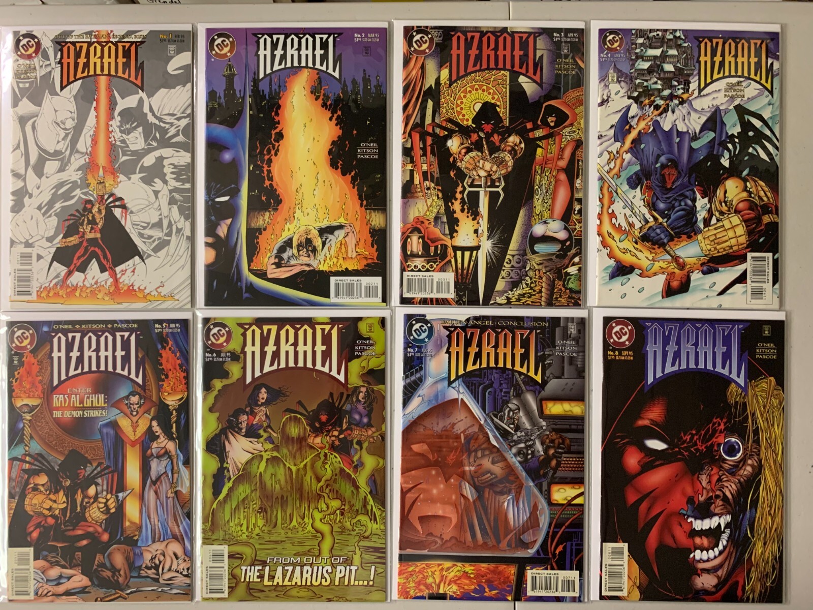 Azrael comics run #1-29 + 2 annual + 2 special 33 diff 7.0 (1995-97)