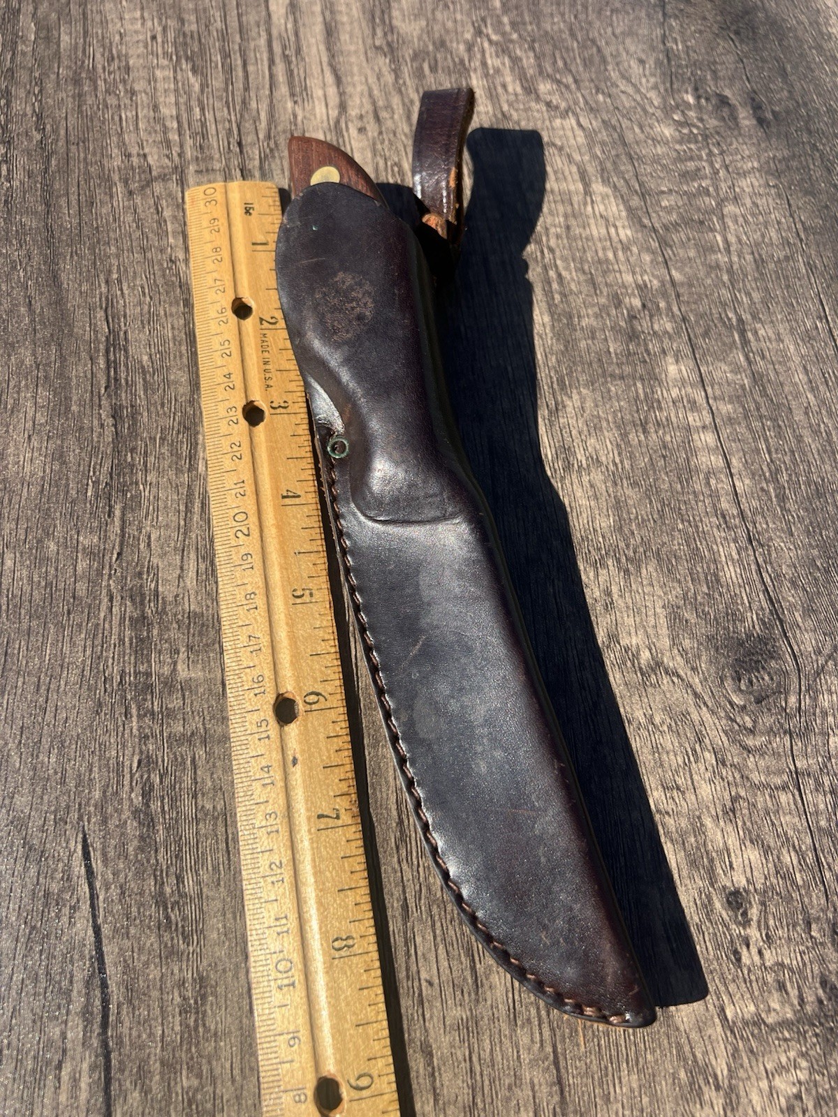 Vintage Puma White Hunter 0472 1972 Fixed Blade Hunting Knife Wood Sheath Vintage Puma White Hunter 0472 1972 Fixed Blade Hunting Knife Wood Sheath