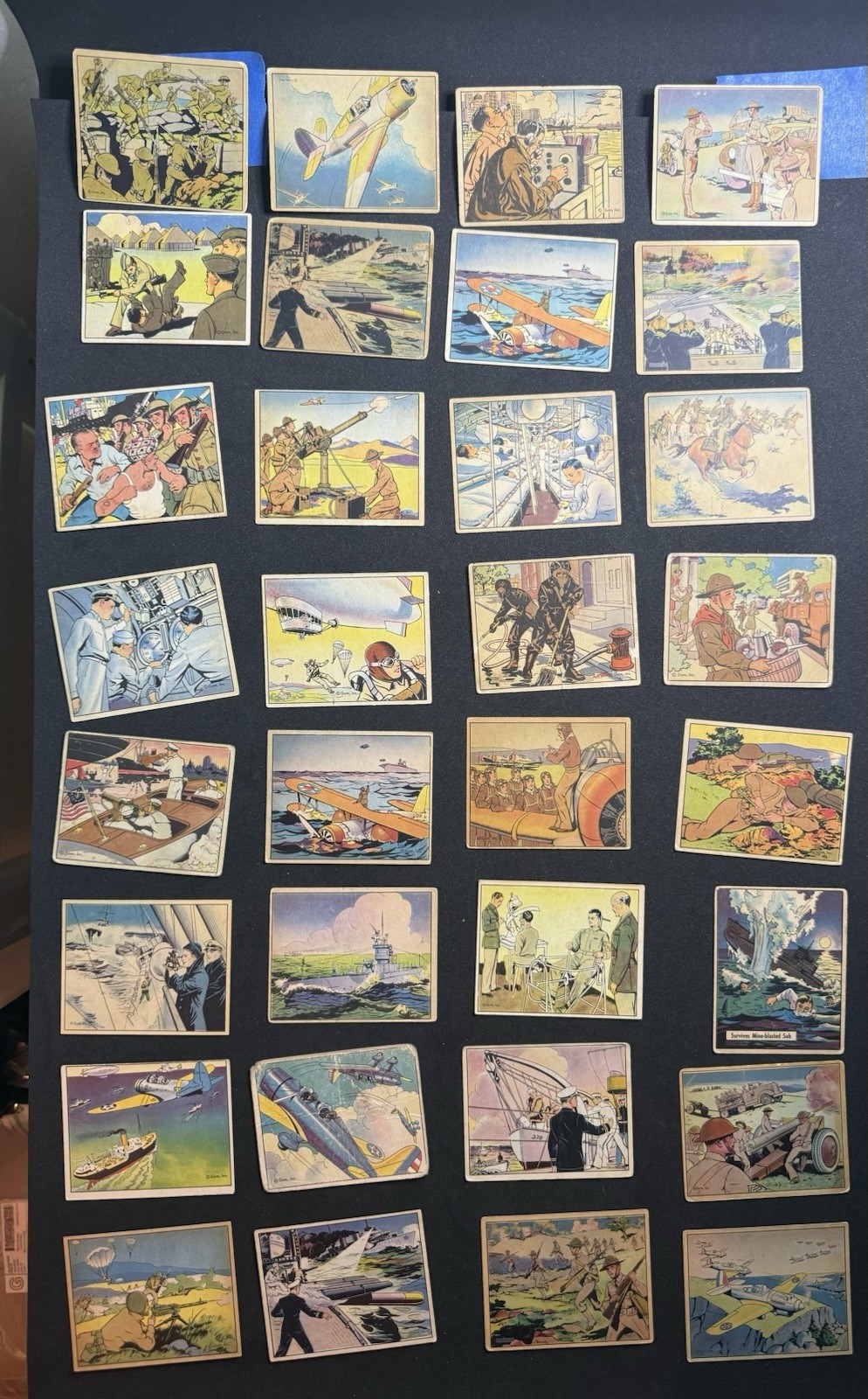 1941 Uncle Sam Trading Cards Philadelphia Gum Inc. Lot Of 32 Cards 1941 Uncle Sam Trading Cards Philadelphia Gum Inc. Lot Of 32 Cards