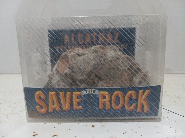 Alcatraz Save the rock Souvenir Sealed & Authentic A piece of History Rock 2003
