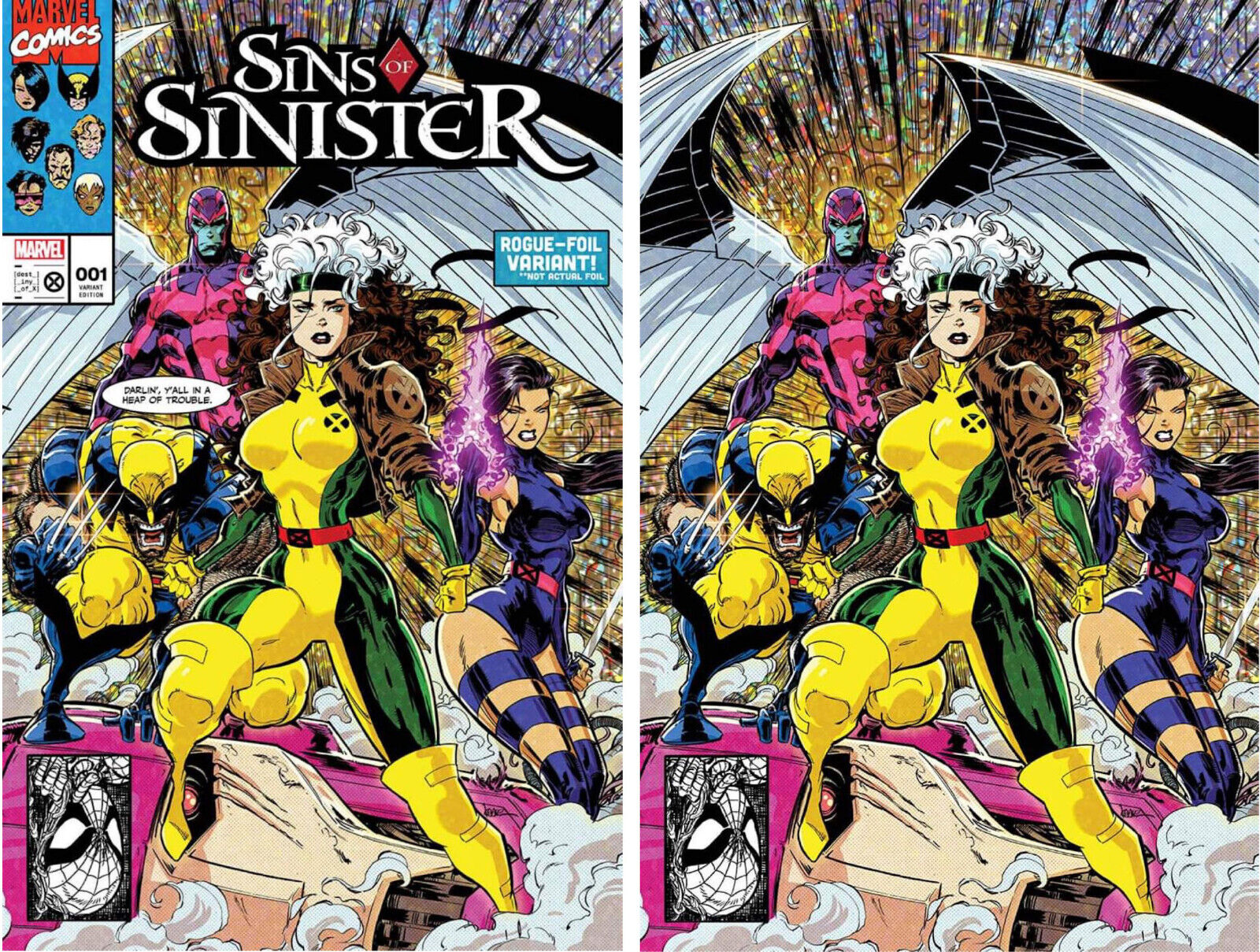 SINS OF SINISTER #1 (KAARE ANDREWS EXCLUSIVE 90s TRADE/VIRGIN VARIANT SET) NM/M