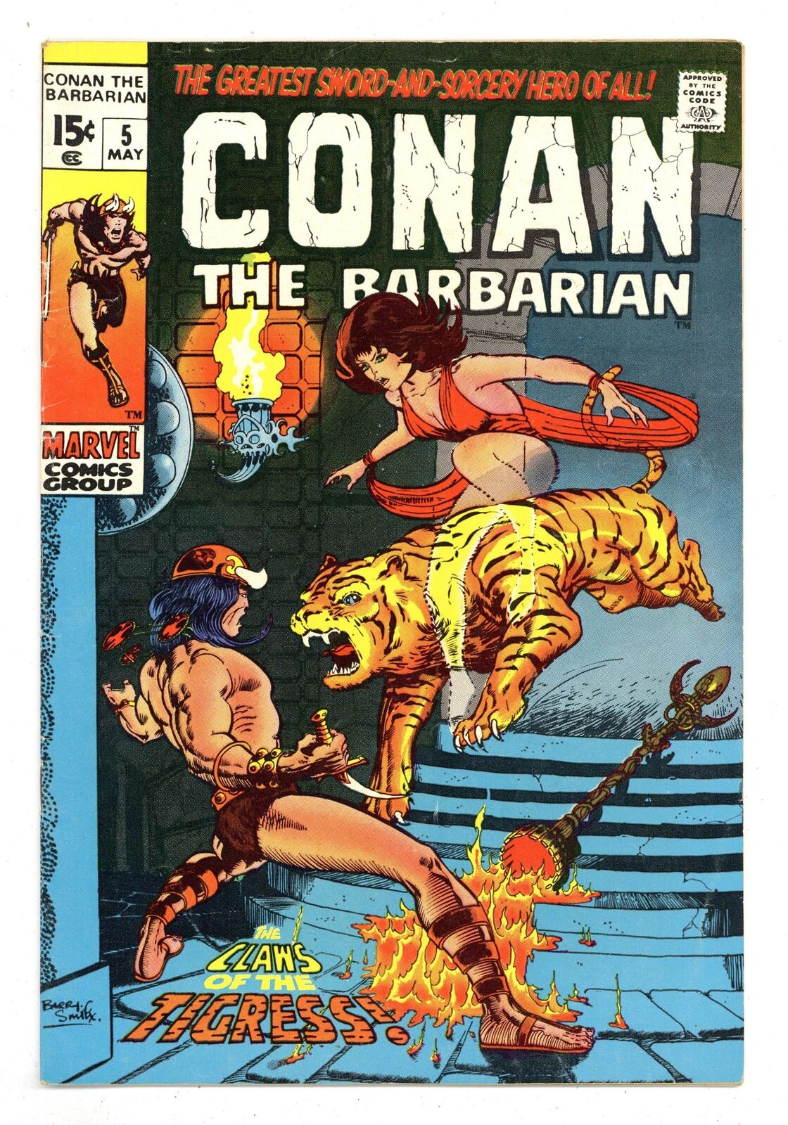 Conan the Barbarian #5 FN 6.0 1971