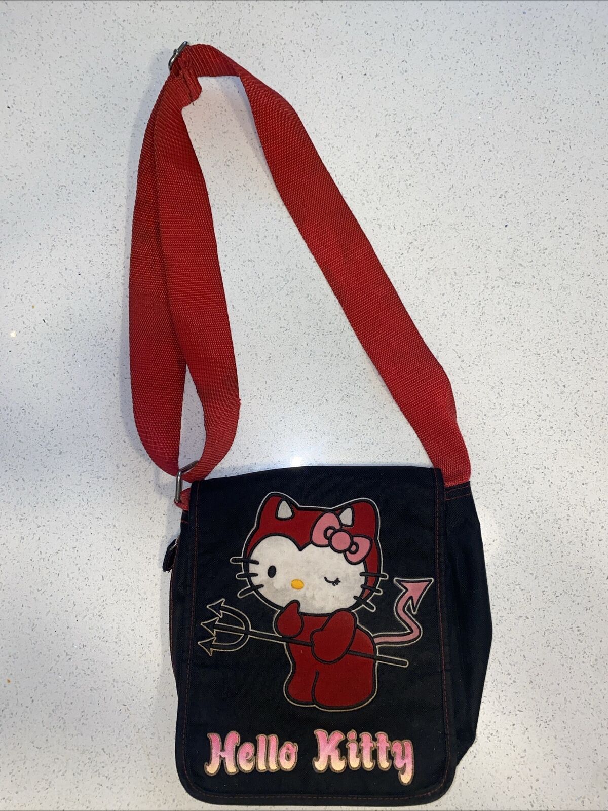 VTG Hello Kitty Devil Purse Sanario Rare Hard To Find Crossbody  Bag