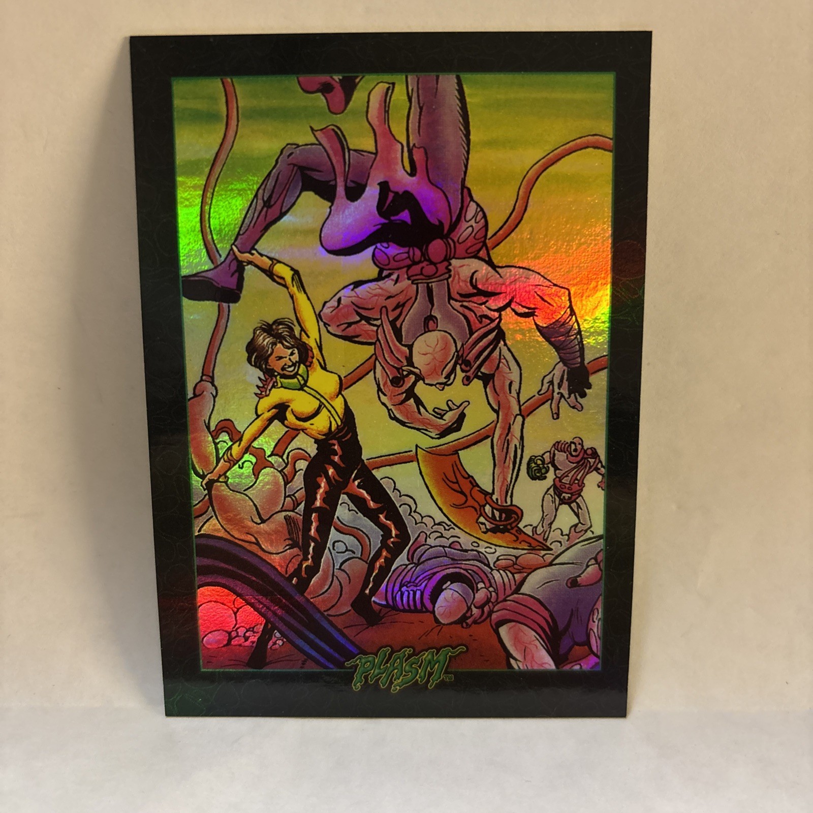 1993 The River Group Defiant Glory Plasm Hologram Card #2 of #9