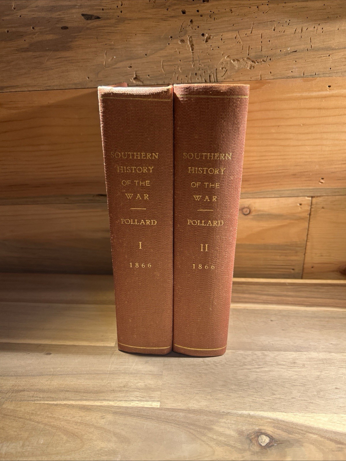 SOUTHERN HISTORY OF THE WAR 1866 E. A. Pollard Two Vol. 1stEditions VERY RARE SOUTHERN HISTORY OF THE WAR 1866 E. A. Pollard Two Vol. 1stEditions VERY RARE