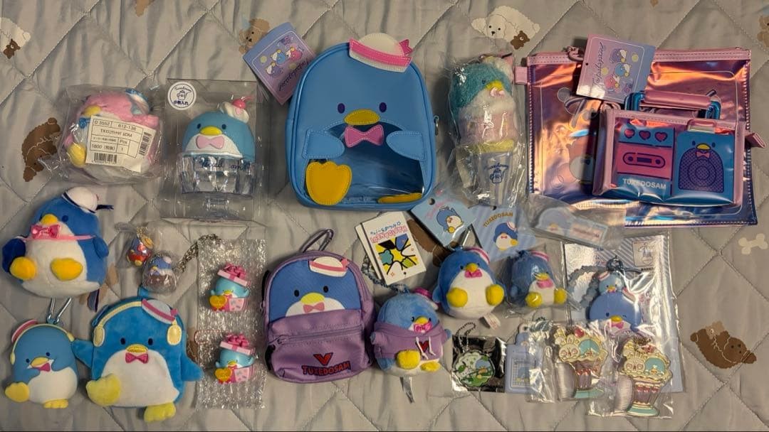 Sanrio Tuxedo Sam 25 Piece Set Collectible Character Goods Authentic Japan Sanrio Tuxedo Sam 25 Piece Set Collectible Character Goods Authentic Japan