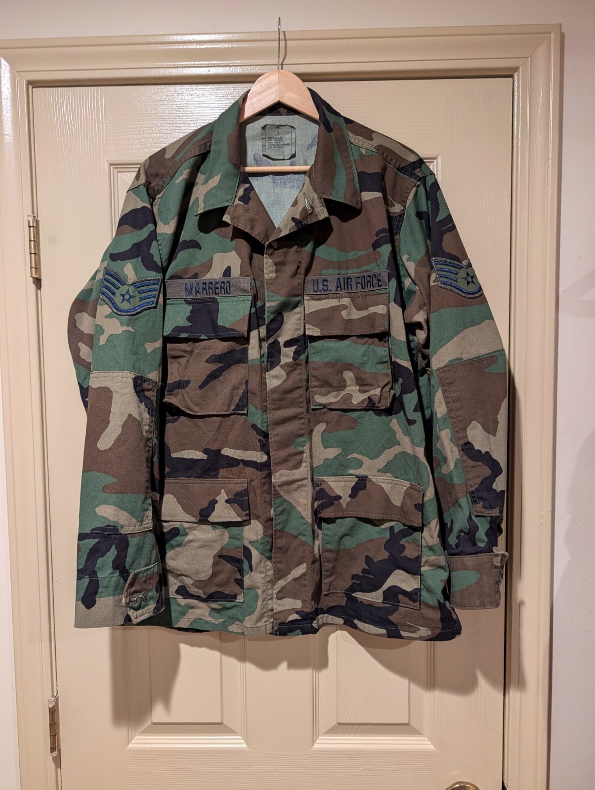 Vintage 1999 USAF Woodland Camo BDU Jacket Coat Medium Regular American Apparel Vintage 1999 USAF Woodland Camo BDU Jacket Coat Medium Regular American Apparel