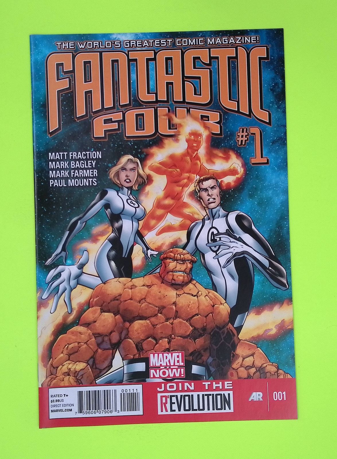 Fantastic Four #1 Vol. 4 2013 Marvel Comics 1st App 8.0 Comic Book G15-109 Fantastic Four #1 Vol. 4 2013 Marvel Comics 1st App 8.0 Comic Book G15-109