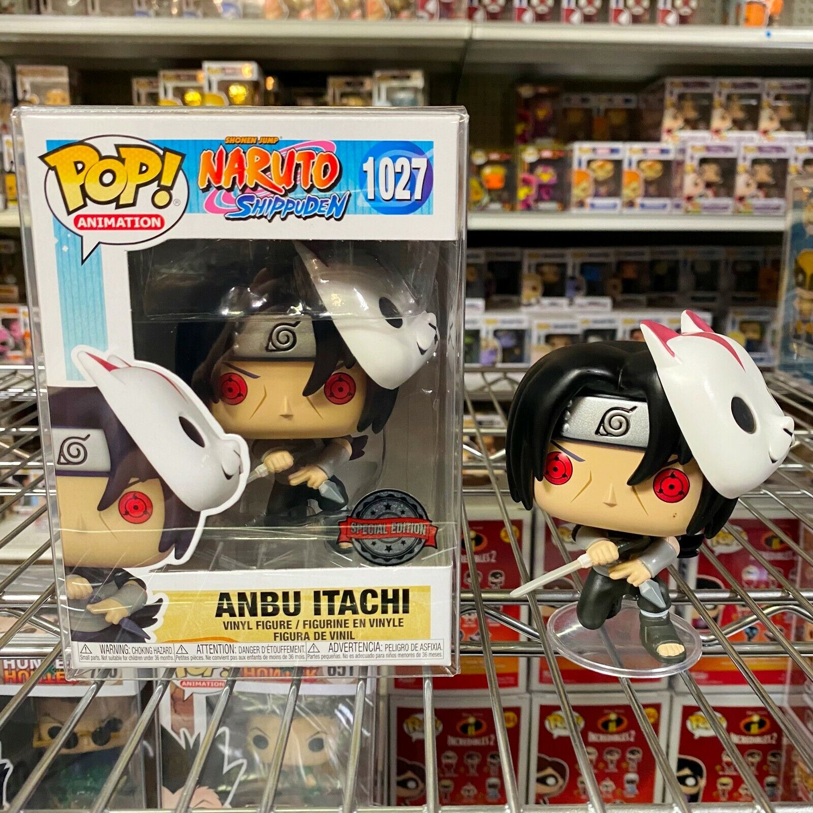 Funko Pop Naruto : Anbu Itachi #1027 Vinyl Special Exclusive \