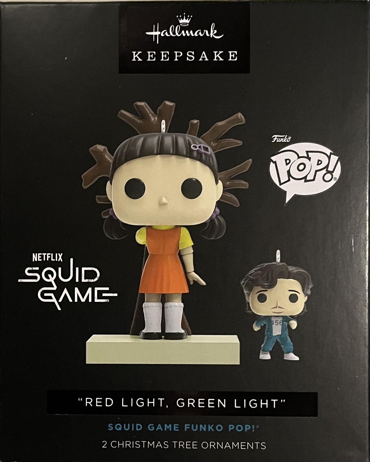 2024 SDCC Exclusive HALLMARK KEEPSAKE SQUID GAME "Red Light Green Light Ornament