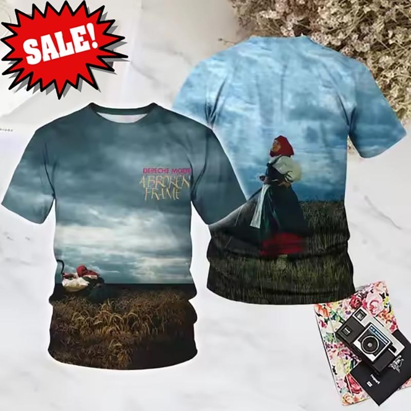 Hot 3D T Shirt Depeche Mode Band Album All Size CC364 Hot 3D T Shirt Depeche Mode Band Album All Size CC364