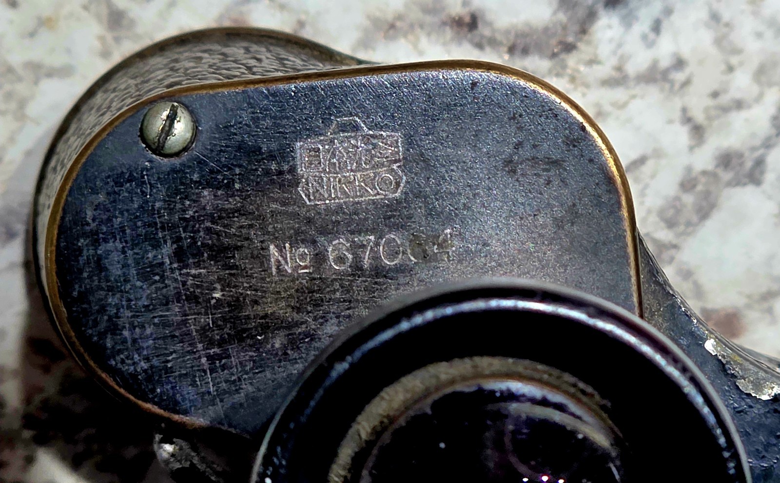 Nikko Nikon 6x24 WW2 Kanji Binoculars, Orion 1943, Usable 9.3 Deg. Nikko Nikon 6x24 WW2 Kanji Binoculars, Orion 1943, Usable 9.3 Deg.