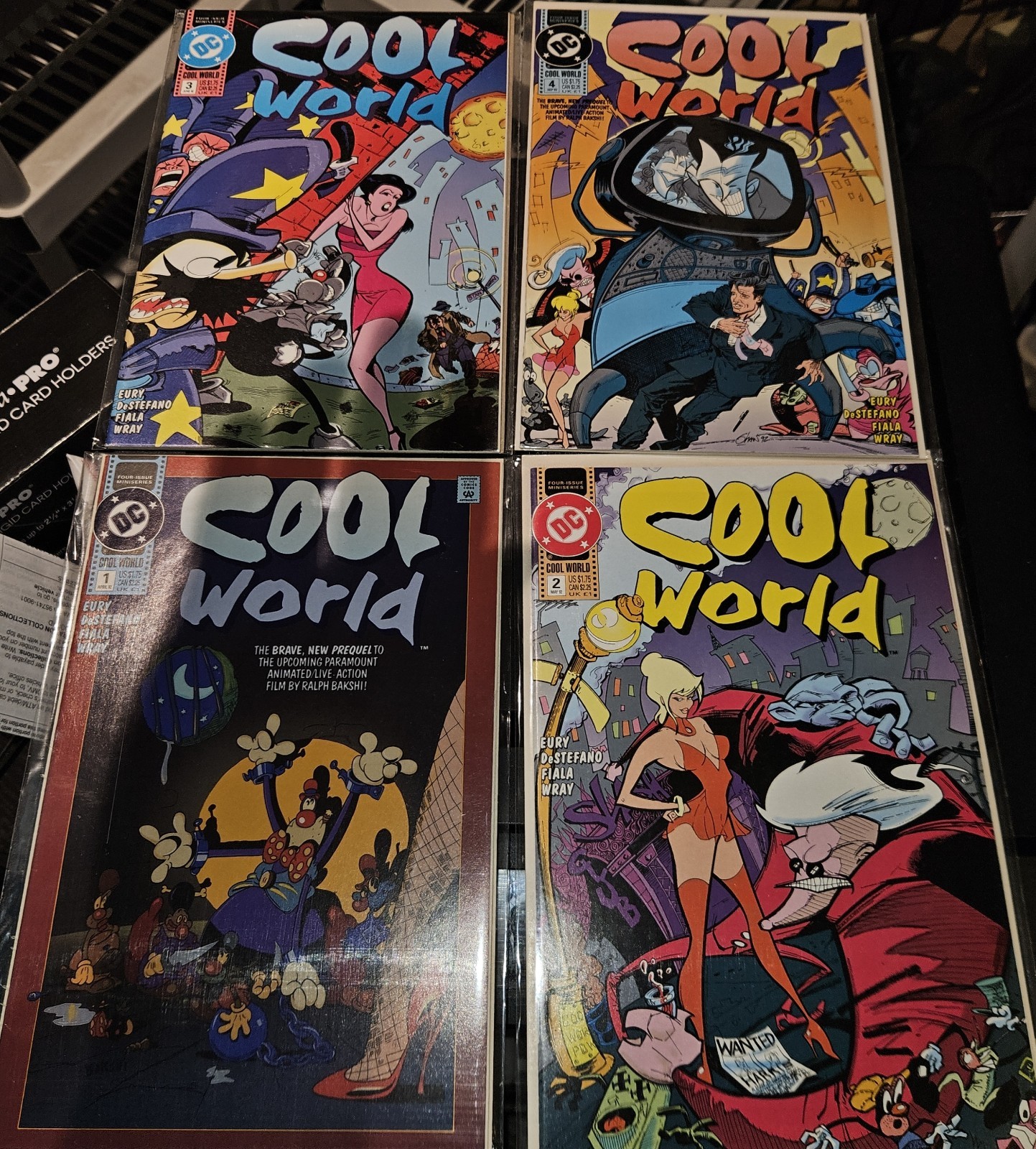 Cool World #1 - 4 Movie Prequel Complete Set 1992 DC Comics