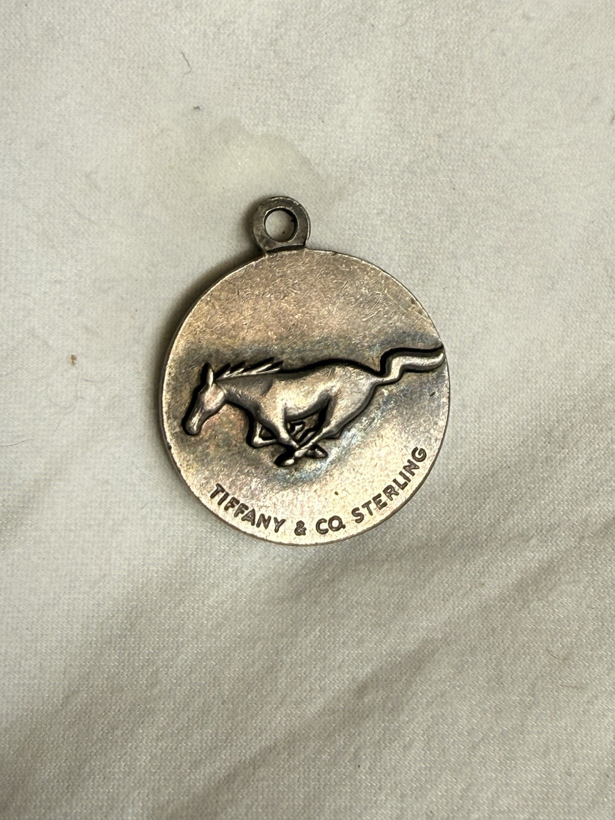 1964 TIFFANY & CO STERLING SILVER FORD MOTOR CO MUSTANG AWARD PENDANT 1964 TIFFANY & CO STERLING SILVER FORD MOTOR CO MUSTANG AWARD PENDANT