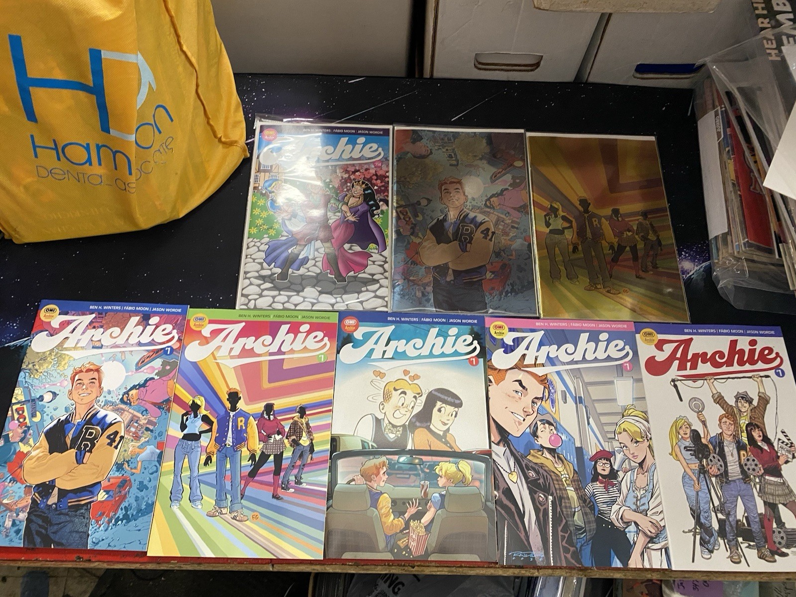 ARCHIE #1 SET X8 1:20 VARIANT PARENT ONI PRESS COMIC BOOK YV ARCHIE #1 SET X8 1:20 VARIANT PARENT ONI PRESS COMIC BOOK YV