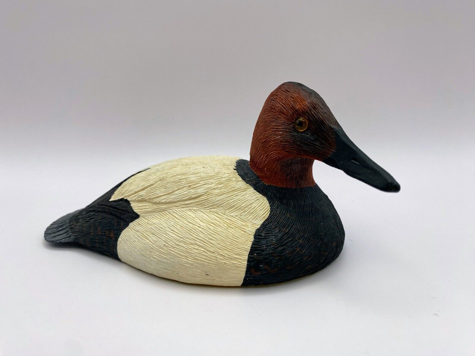 Boyd’s Collection Canvasback Drake Duck Figurine Signed Joe Weaver