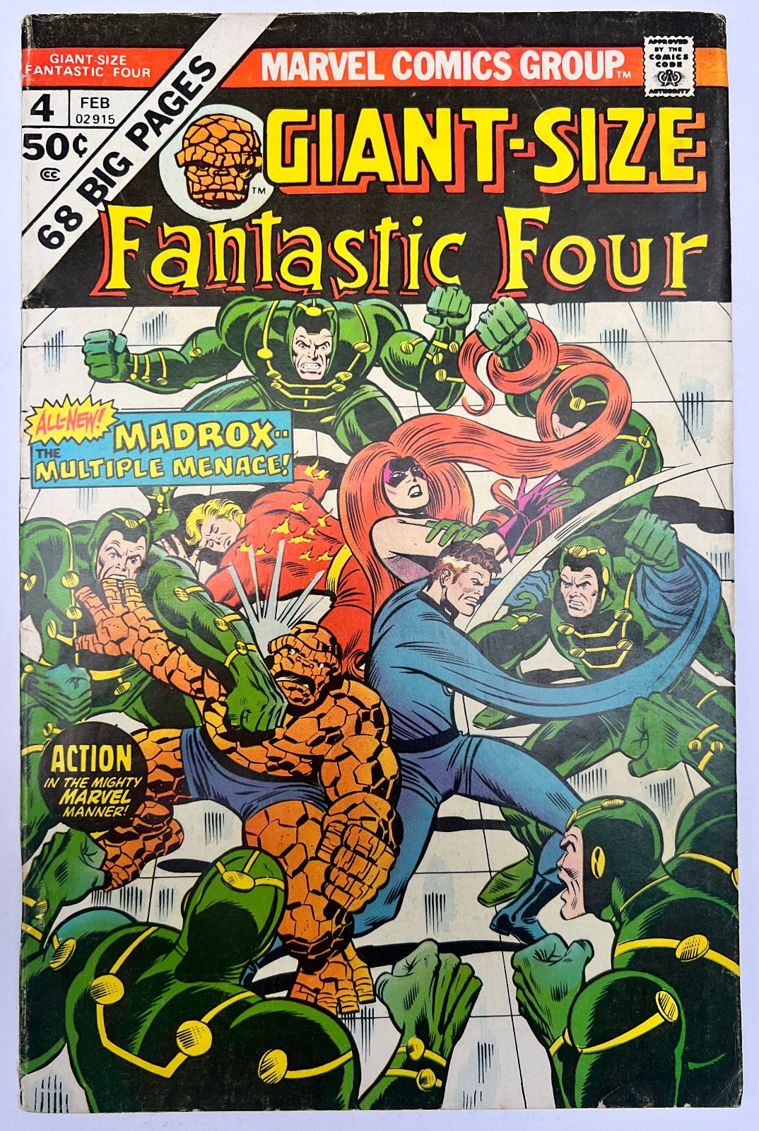 Giant-Size Fantastic Four #4 - Madrox... The Multiple Menace Marvel Comics 1975