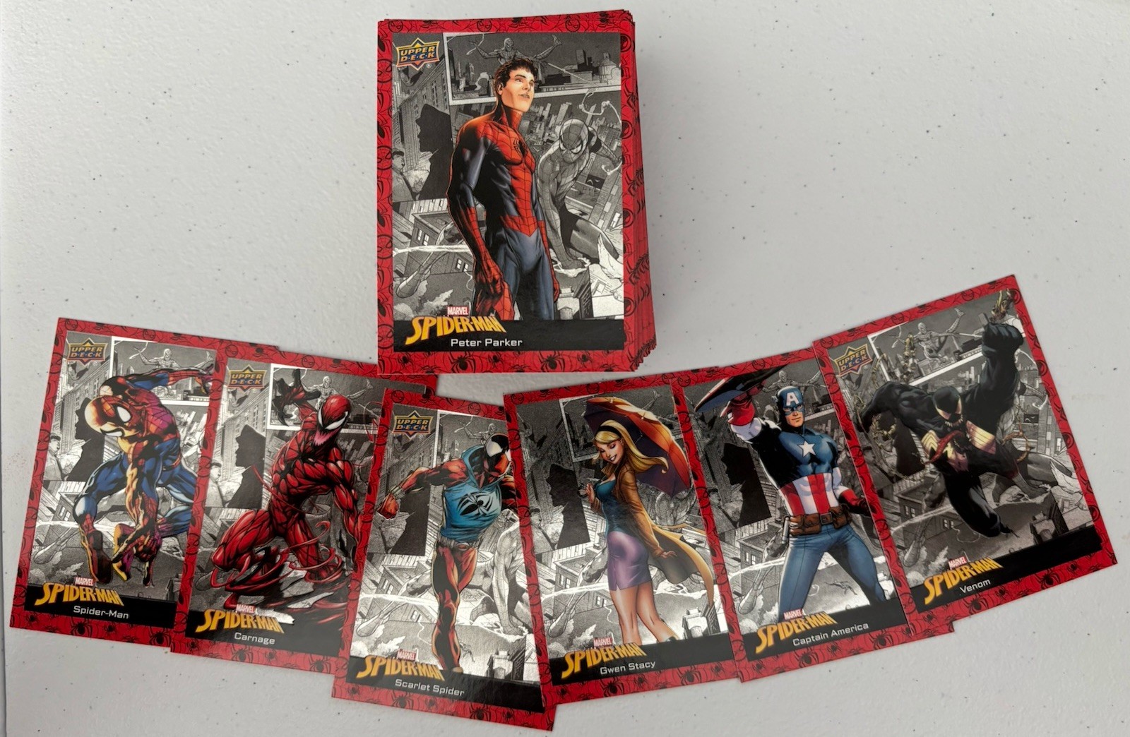 2024 Upper Deck Marvel Spider-man Complete Base Set 2024 Upper Deck Marvel Spider-man Complete Base Set