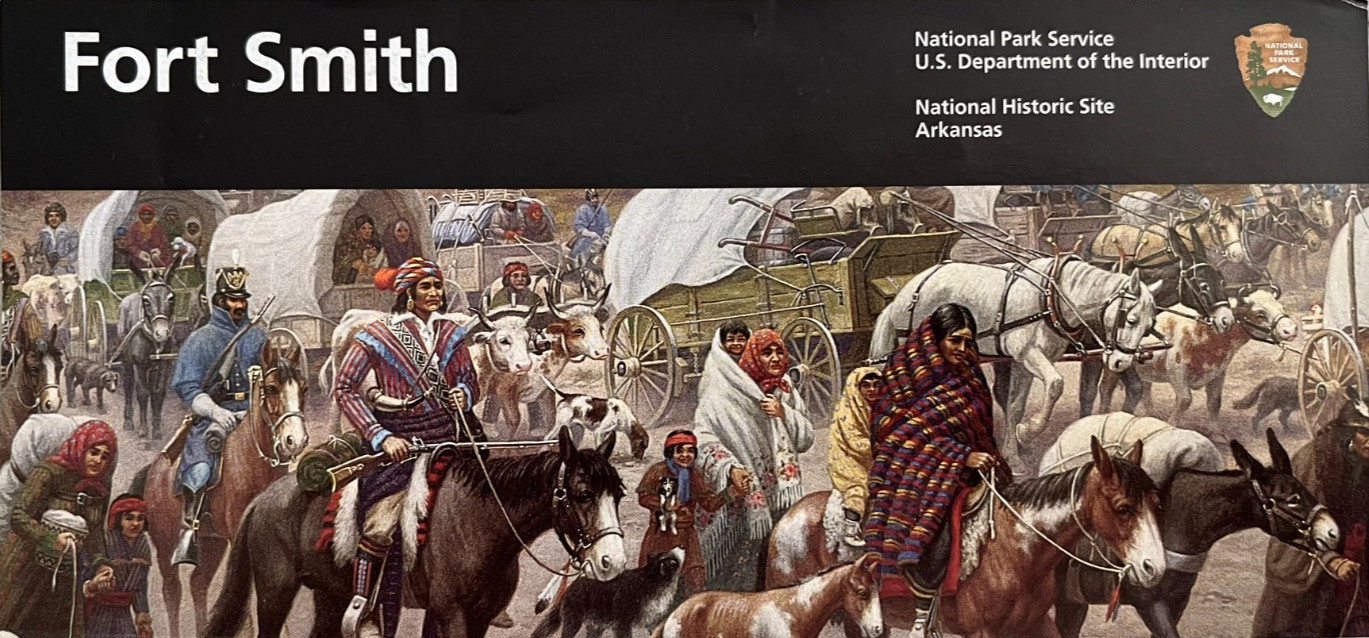 Vintage 2011 FORT SMITH NHS - AR   NATIONAL PARK SERVICE UNIGRID BROCHURE/MAP