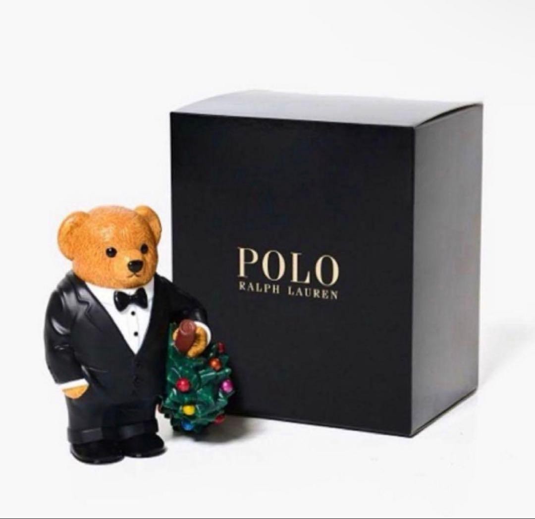 Polo Ralph Lauren Bear Figurine Tuxedo Toy with Box 2024 Limited Gift New Unused Polo Ralph Lauren Bear Figurine Tuxedo Toy with Box 2024 Limited Gift New Unused