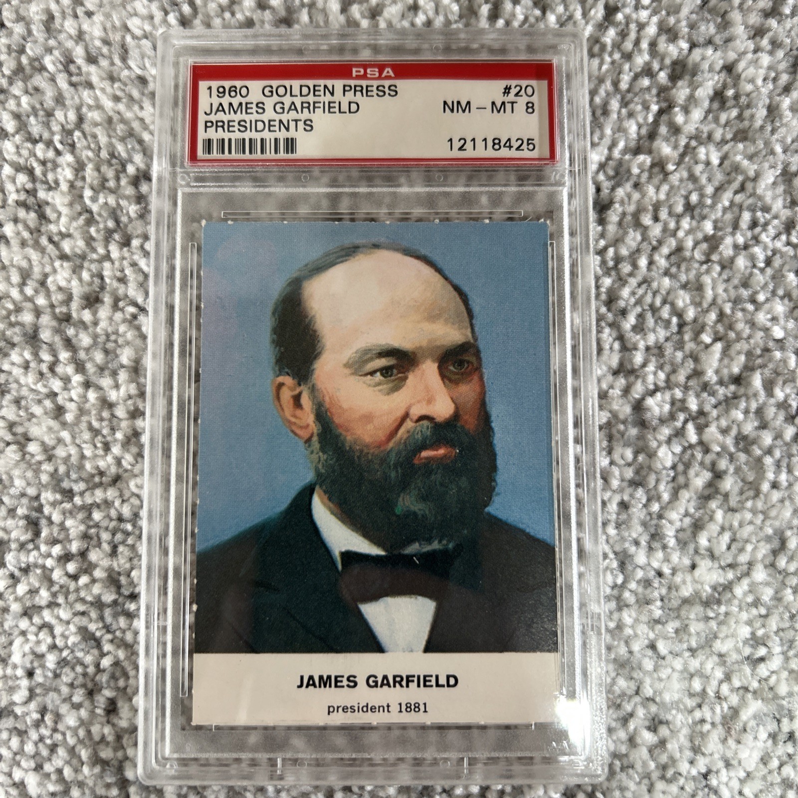 1960 GOLDEN PRESS PRESIDENTS 20 JAMES GARFIELD 1960 GOLDEN PRESS PRESIDENTS 20 JAMES GARFIELD