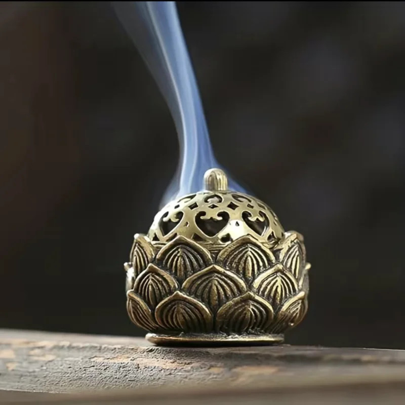 Small Asian Style Lotus Incense Holder Mini Zen Decor Inscent Cone Burner Gift Small Asian Style Lotus Incense Holder Mini Zen Decor Inscent Cone Burner Gift