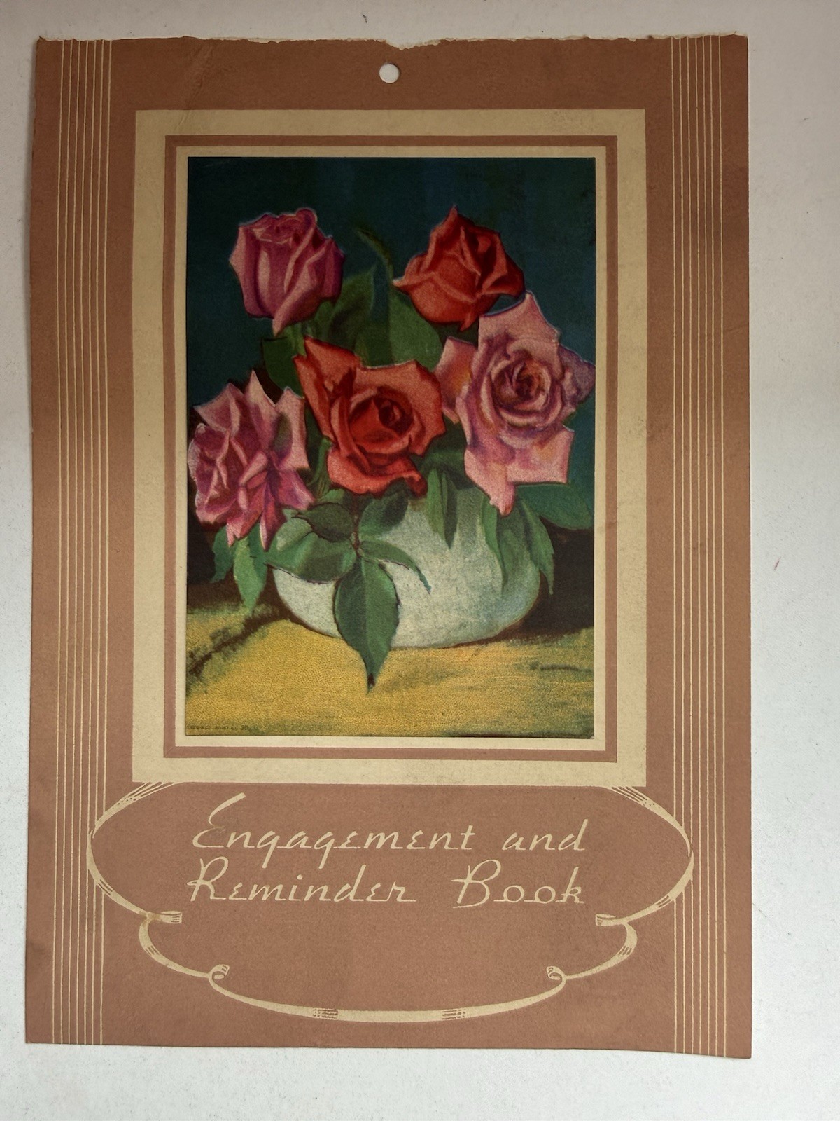1939 Engagement Reminder Book Wakefield’s Flowers Los Angeles Vintage Ephemera 1939 Engagement Reminder Book Wakefield’s Flowers Los Angeles Vintage Ephemera