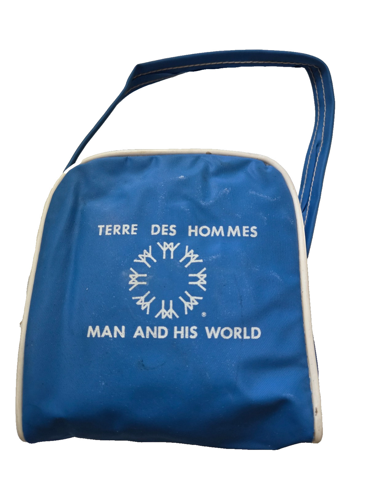 Rare Vintage 1967 Worlds Fair Bag- MAN AND HIS WORLD/TERRE DES HOMMES Rare Vintage 1967 Worlds Fair Bag- MAN AND HIS WORLD/TERRE DES HOMMES