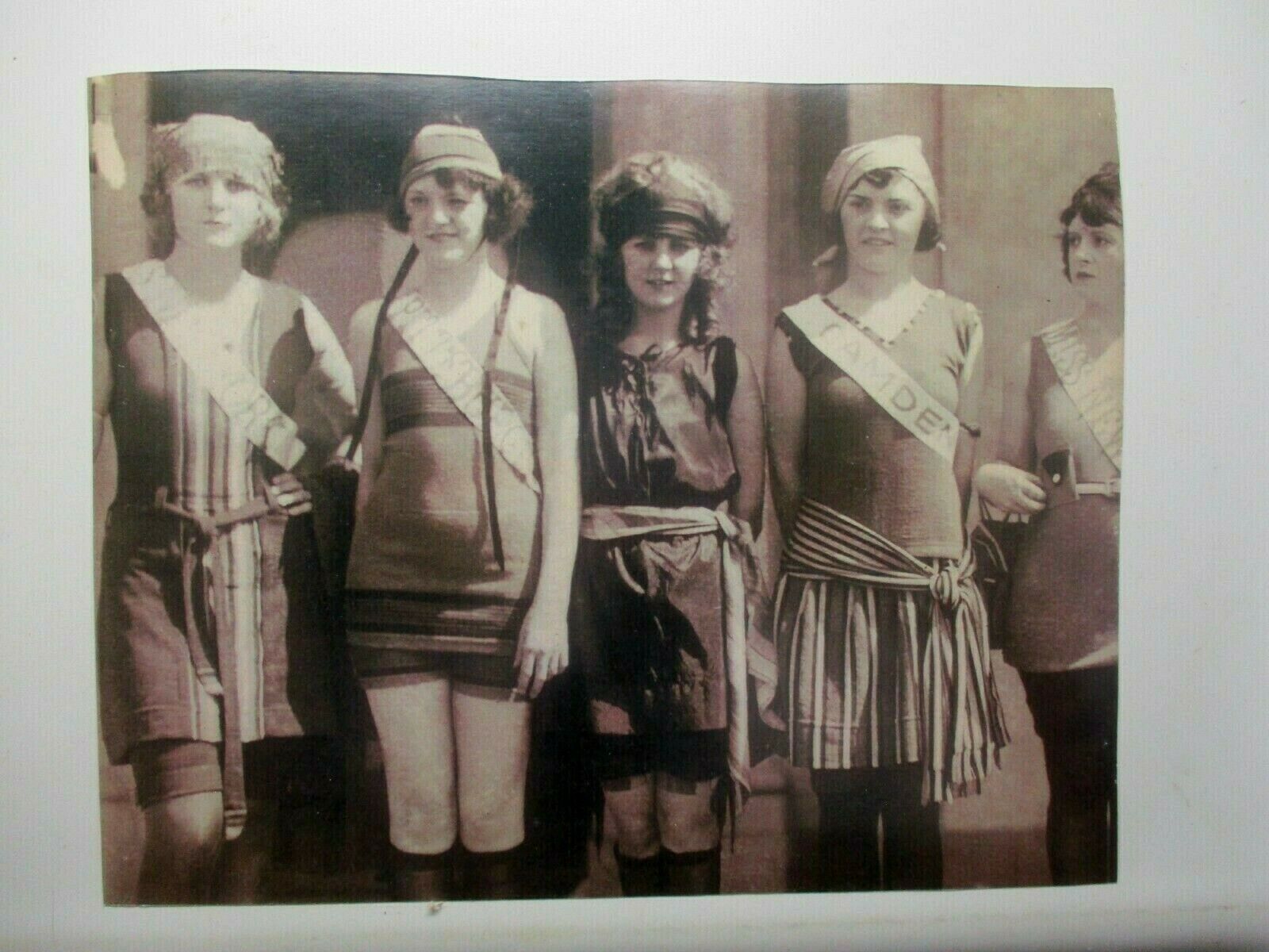 PA Pennsylvania 1920s Beauty Contest 10inch Black White Photo Pittsburgh Antique